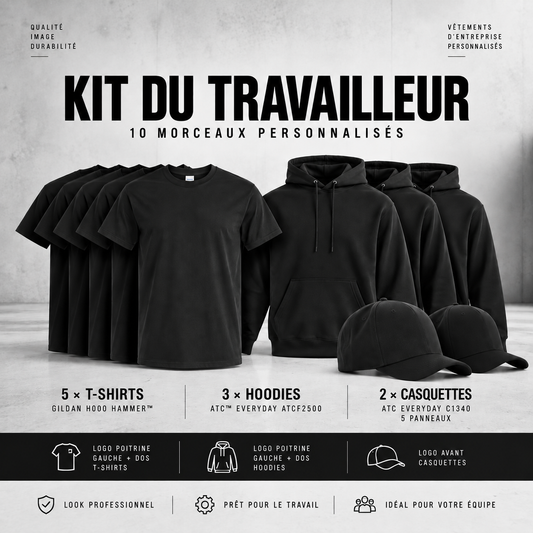 Kit du travailleur — 10 morceaux personnalisés