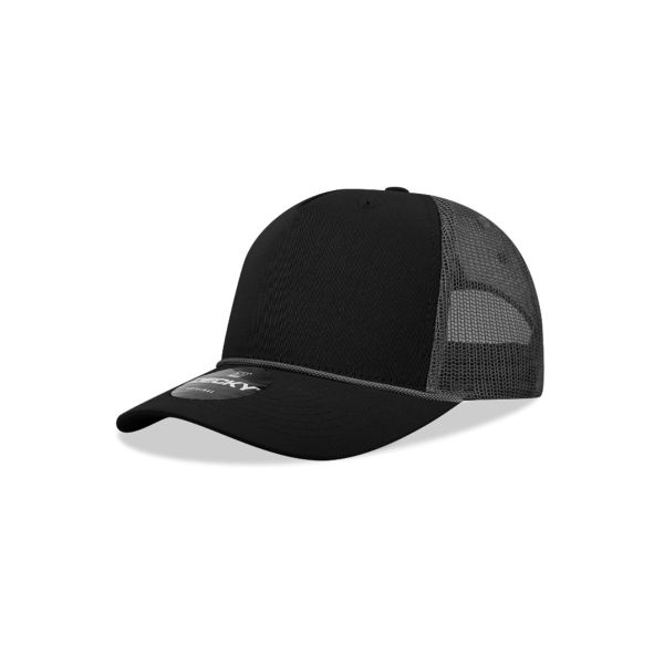 Casquette Decky 6040 – Trucker 5 panneaux avec corde