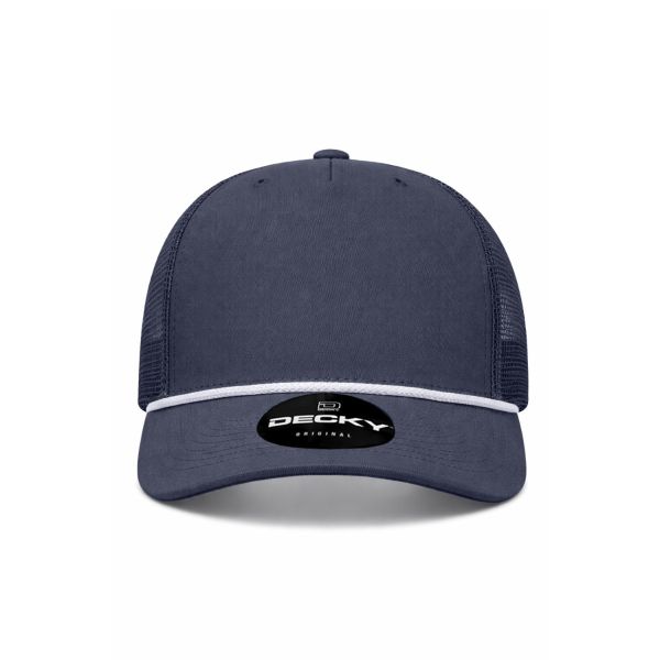Casquette Decky 6040 – Trucker 5 panneaux avec corde