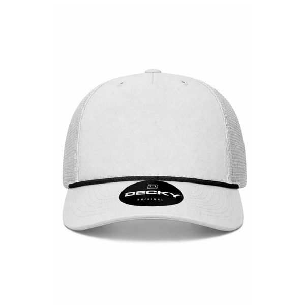 Casquette Decky 6040 – Trucker 5 panneaux avec corde